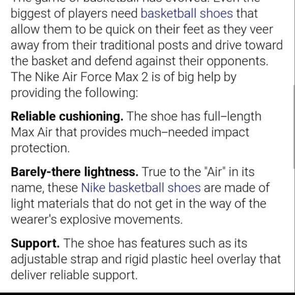 Yellow Nike AIRFORCE MAX II 2 SHOES SNEAKERS 12 - Picture 9 of 10